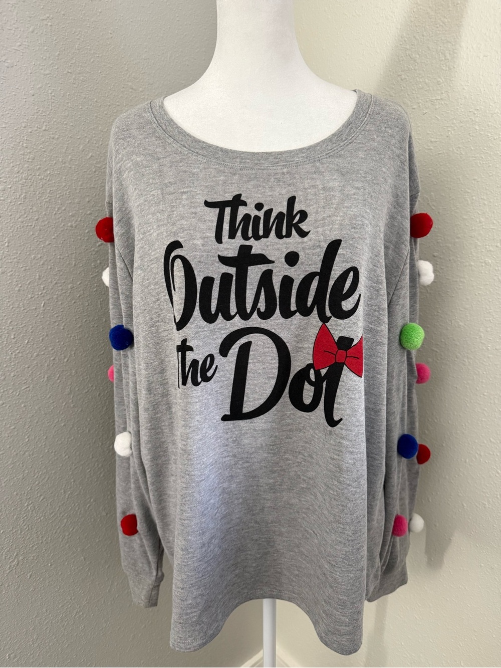 Disney Parks Think Outside the Dot Pom Pom Sweatshirt